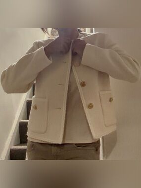 Maje Women's Ecru Jacket  36/S NWT